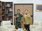 Silaturahmi Dengan Pangdam II/Sriwijaya, Pj Gubernur Elen Setiadi Bahas Upaya Antisipasi dan Penanganan Karhutla di Sumsel