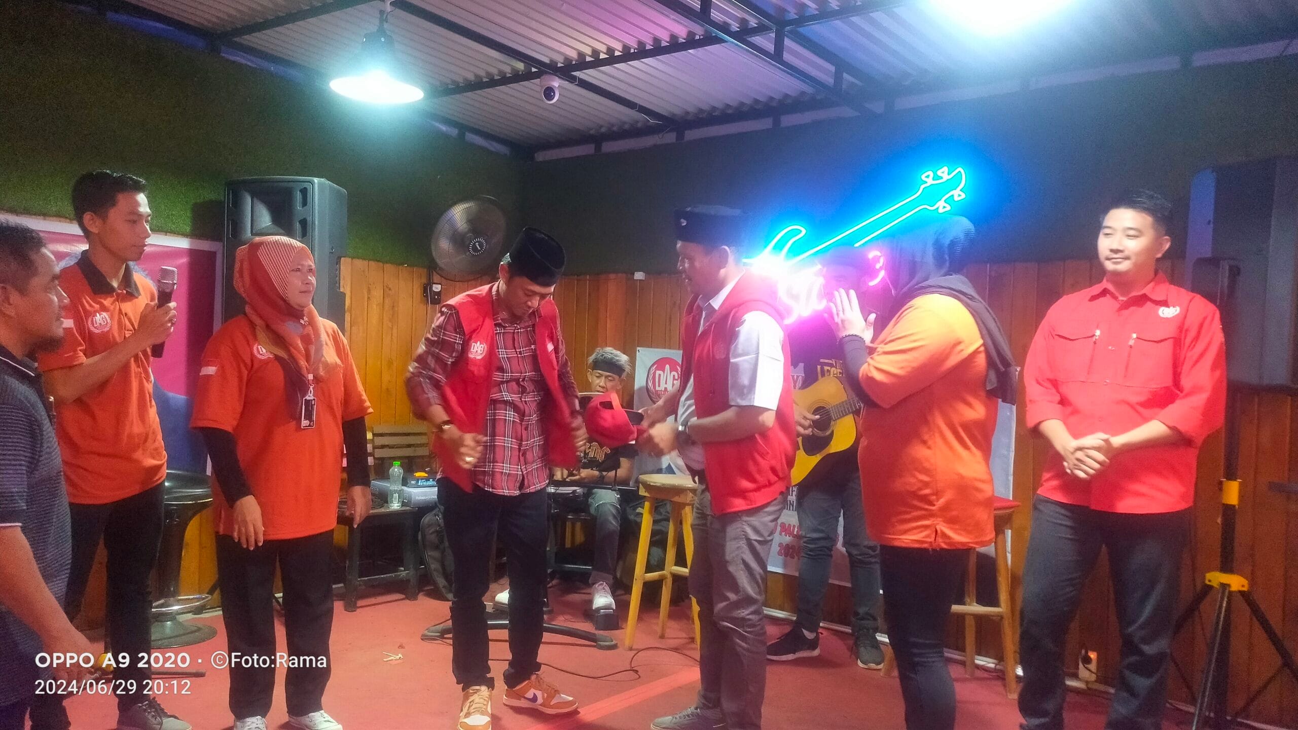 Foto: Dewan Pembina DAG Charma Afriyanto saat memakai di Daulat Sebagai Dewan Pembina DAG