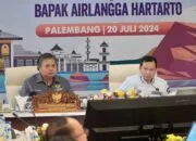 Menko Perekonomian RI Airlangga Hartarto Puji Kinerja Pertumbuhan Ekonomi Sumsel Tetap Solid Dengan Inflasi yang Terjaga
