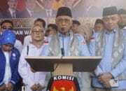 Usai Deklarasi, Ribuan Relawan Konvoi Antarkan SELFI ke Kantor KPU Banyuasin