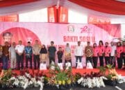 HKGB ke-72 Bhayangkari OKI Gelar Baksos Hingga Sembako Murah 