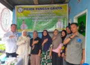 Mempunyai Program yang Sama, Peknas Sumsel Berikan Bantuan Pojok Pangan Gratis 