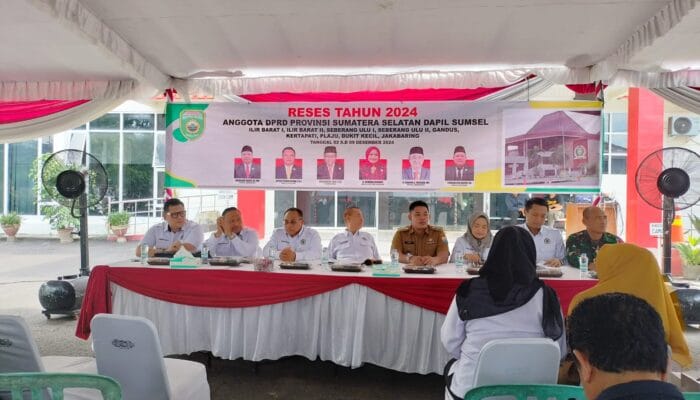 Anggota DPRD Sumsel Serap Aspirasi Warga Melalui Reses