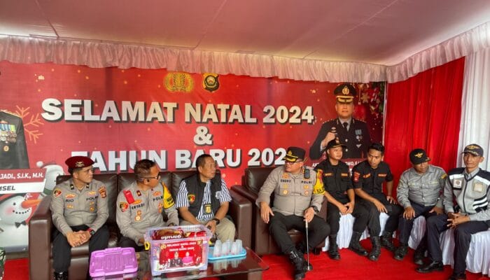Kapolres Prabumulih Tinjau Pospam dan Posyan Operasi Lilin Musi 2024