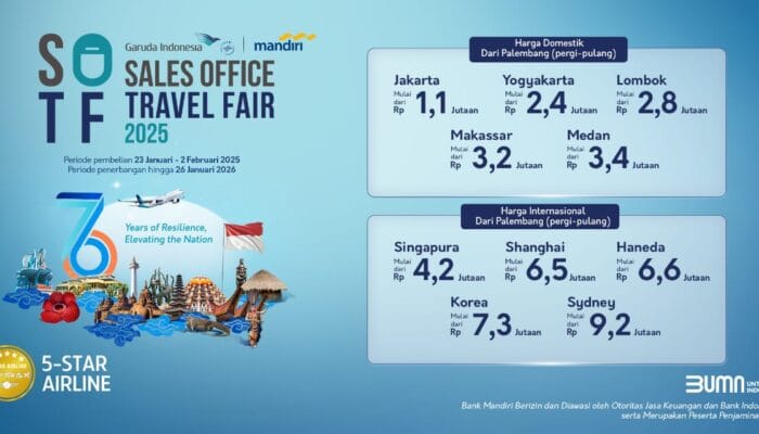 Optimalkan Pariwisata, Garuda Indonesia Gelar SOTF 2025 di HUT ke-76