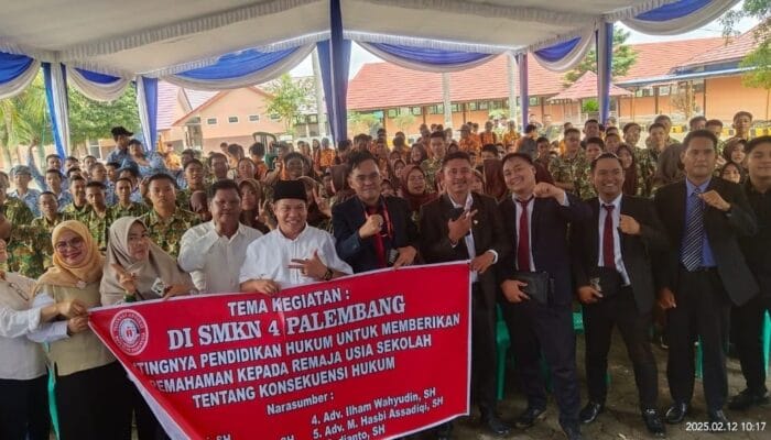 Paham Hukum, Bebas Masalah! Siswa SMKN 4 Palembang Dapat Ilmu Berharga