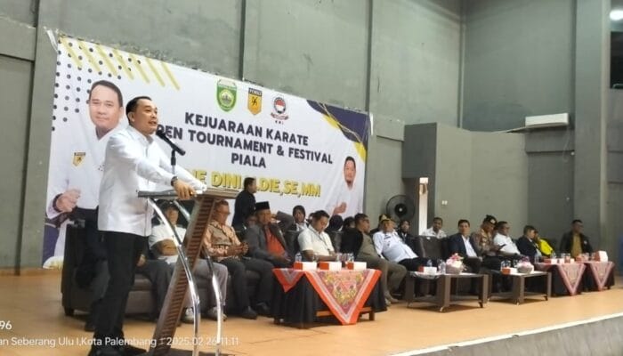 1000 Atlet Bertarung di Kejuaraan Karate Piala Ketua DPRD Sumsel