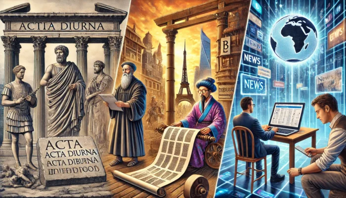 Dari Batu ke Digital: Perjalanan Panjang Pers di Dunia