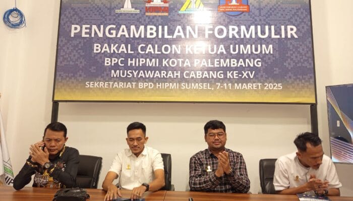 Resmi! SC Muscab XV HIPMI Kota Palembang Tutup Tahapan Pengambilan Formulir Balontum
