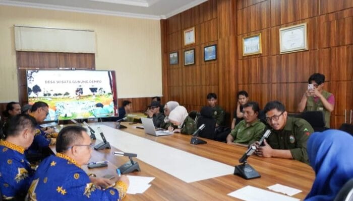 WaWako Pagar Alam Terima Audensi Tim Desa Wisata Gunung Dempo
