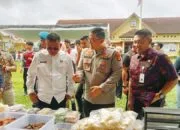 Ratusan Warga Serbu Pasar Murah di Mapolres Prabumulih