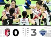 Hyundai Hillstate Geser Red Sparks di Klasemen Liga Voli Korea