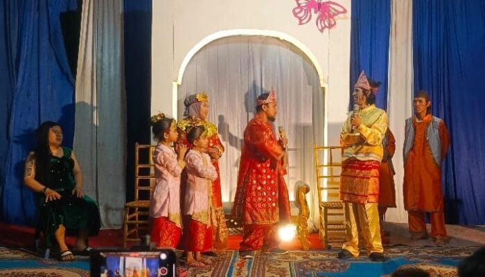 Pertunjukan Dulmuluk Kembali Hidupkan Kampung Dulmuluk di Tangga Takat Palembang
