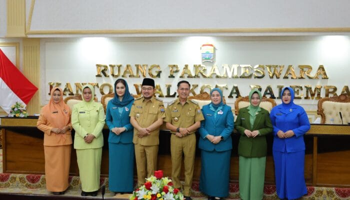 Tepat di Hari Kartini, Ratu Dewa Kukuhkan Dewi Sastrani sebagai Ketua TP PKK Palembang 2025–2030