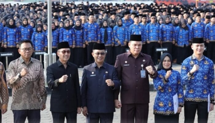 Tepati Janji Ratu Dewa Lantik 3932 ASN Kota Palembang