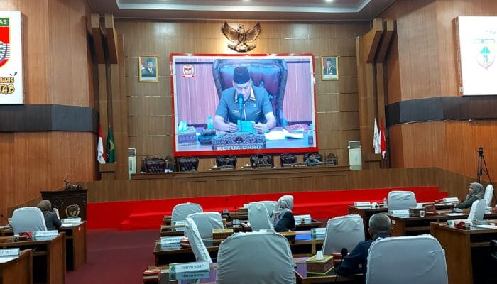 Paripurna Penyampaian Raperda Tentang Pertanggungjawaban Pelaksanaan APBD Musi Rawas TA 2024