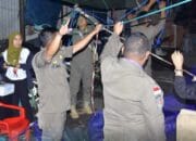 PKL di Kawasan Taman Bawah Jembatan Ampera Ditertibkan Satpol PP