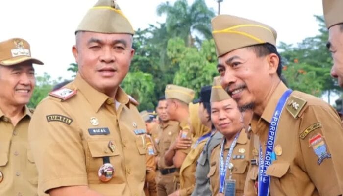 Bagikan Medali ke Juara Porprov Korpri, Sekda Palembang Ajak ASN untuk Tetap Profesional