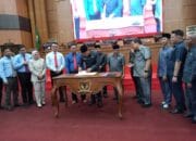 Teken MoU DPRD Musi Rawas dan Kejaksaan dalam Penanganan Hukum