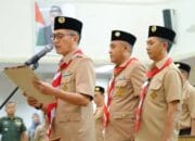 Ratu Dewa Dilantik sebagai Ketua Mabicab Pramuka Palembang Masa bakti 2025-2030