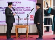 Zaily di Lantik Jadi Pj Sekda Baru Kota Pagar Alam