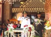 Wagub Cik Ujang Pimpin Upacara Penurunan Bendera HUT ke-80 RI di Palembang, Tekankan Pentingnya Persatuan dan Gotong Royong