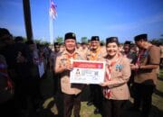 HUT Gerakan Pramuka ke-64, Gubernur Herman Deru: Pramuka Harus Jadi Garda Terdepan Perkuat Ketahanan Bangsa