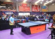 Pertandingan Seru, Gubernur Herman Deru Raih Juara II Tenis Meja Kepala Daerah PORNAS XVII KORPRI