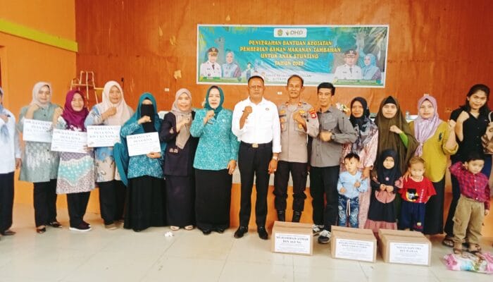 30 Balita Terdampak Stunting di Prabumulih Terima Bantuan Makanan Tambahan