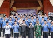 Peringatan HUT HGN dan PGRI ke-80 di Pagar Alam Berlangsung Khitmat