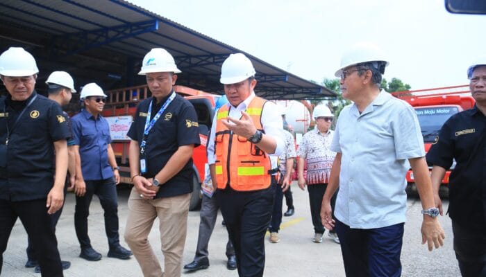 Pastikan LPG Aman , HD Tinjau SPPBE di Ogan Ilir