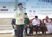 Wali Kota Ratu Dewa meresmikan Masjid Al-Fatah Baznas Kota Palembang