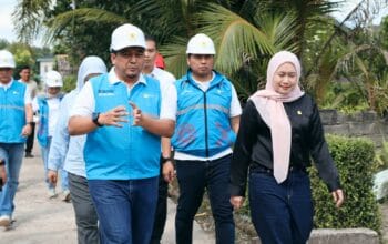 PLN–DPR RI Tinjau Progres Listrik Desa Pulau Semambu, 4,63 Km Jaringan Rampung Jangkau Lima Dusun