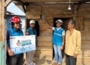 Berkah Ramadan, PLN Nyalakan Listrik Gratis untuk Warga Karya Bakti