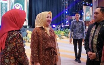 Bupati Hj. Ratna Machmud Hadiri Acara Lepas Sambut Komandan Korem 044/Garuda Dempo