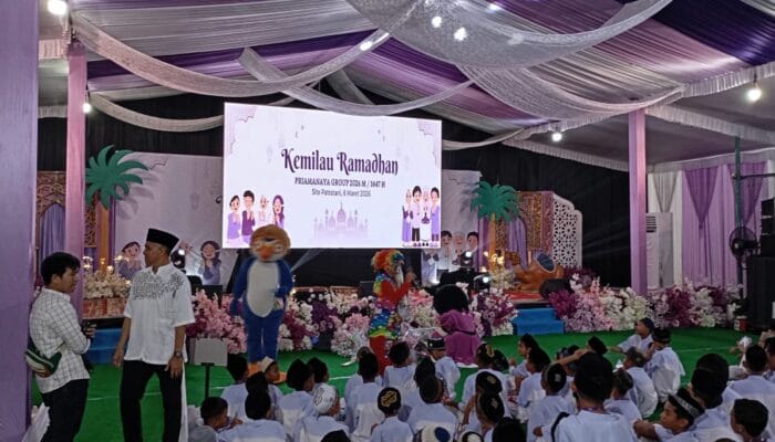 Priamanaya Group Gelar Yatiman “Kemilau Ramadan” di Desa Patra Tani