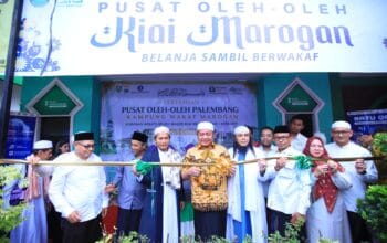 Gubernur Herman Deru Soft Launching Pusat Oleh-Oleh dan Kawasan Wisata Religi Kampung Wakaf Marogan
