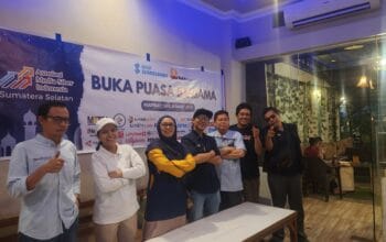 AMSI Sumsel Bukber, Bahas Penguatan Organisasi Media Siber