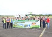 Citilink Landing Perdana di Pagar Alam Pangkas Waktu dari Jakarta Jadi Singkat