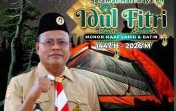 Cak Arlan Ajak Pramuka Prabumulih Tebar Kebaikan di Hari yang Fitri