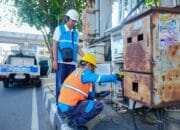 PLN Jamin Listrik Andal di Masjid Utama Palembang Jelang Salat Idul Fitri