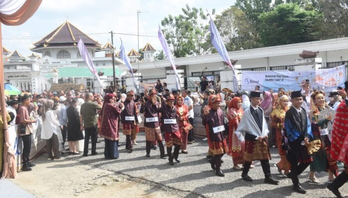 Edward Candra Hadiri Tradisi Midang Morge Siwe di Kayuagung