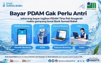 Bayar Tagihan PDAM Tirta Pali Anugerah Kini Lebih Mudah Lewat BSB