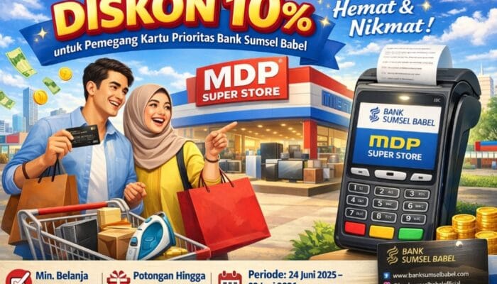 Pemegang Kartu Prioritas BSB Dapat Diskon 10 Persen di MDP Super Store
