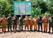 Bupati Musi Rawas Dampingi Pangdam II Sriwijaya Tinjau Pembangunan Marshalling Area Yonif TP 947 Pangeran Amin 