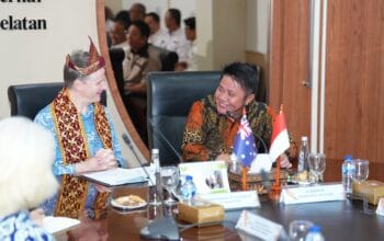 Gubernur Herman Deru Perkuat Kemitraan Sumsel–Australia, Dorong Pengembangan Sanitasi dan Ekspor Kopi