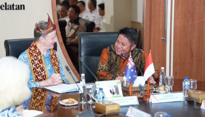Gubernur Herman Deru Perkuat Kemitraan Sumsel–Australia, Dorong Pengembangan Sanitasi dan Ekspor Kopi