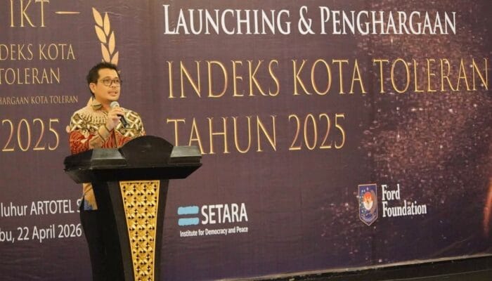 Kota Pagar Alam Raih Penghargaan Kota Toleran 2025 dari SETARA Institute