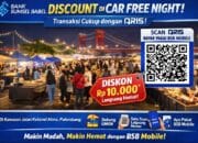 BSB Siapkan Program Discount di Car Free Night, Transaksi Cukup Dengan Qris