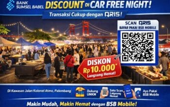 BSB Siapkan Program Discount di Car Free Night, Transaksi Cukup Dengan Qris
